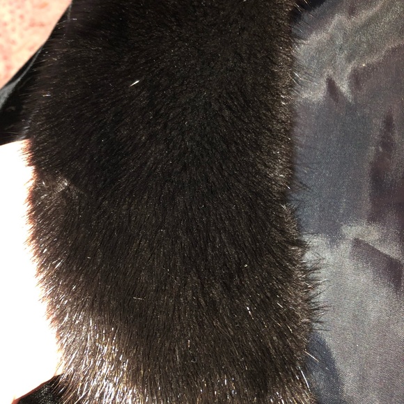 VTG Kay Unger Evening Collection Velvet/Fox Jacket - Picture 4 of 14